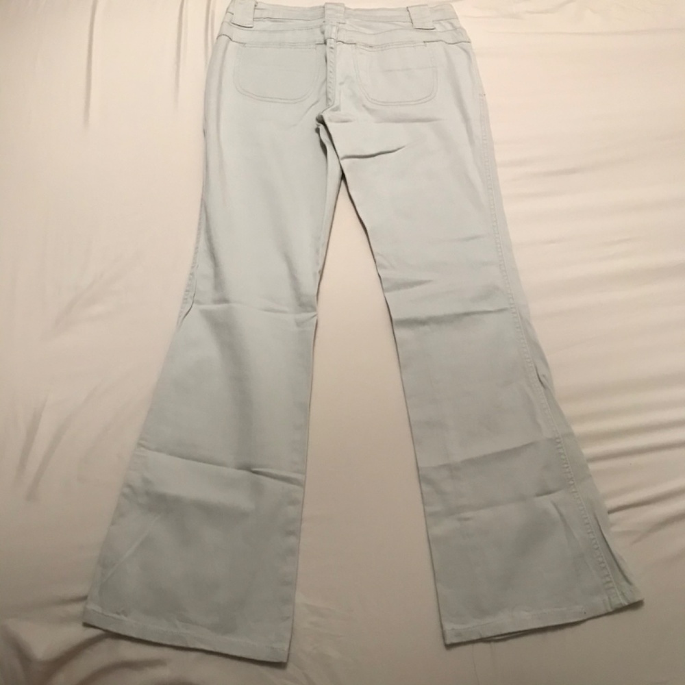 Be Bop Flared Light Beige Pants - Picture 5 of 7